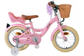 Volare Blossom Kinderfiets - Meisjes - 14 inch - Roze - Twee Handremmen