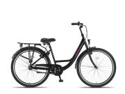 Altec Belle 26 inch Meisjesfiets Black Salmon